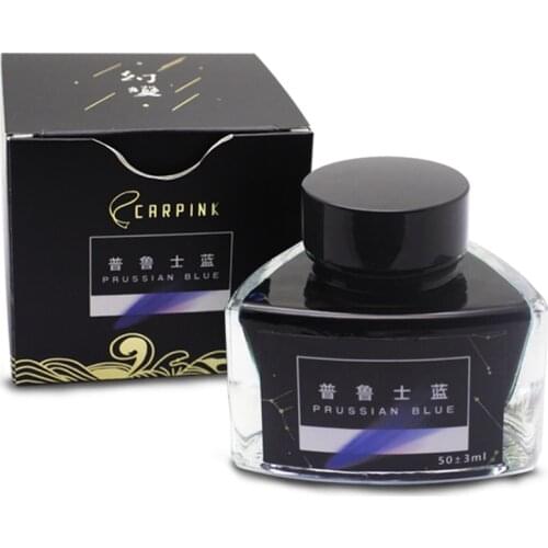 50ml /bottle Carpink Magic Series Non Carbon Prussian Blue Quick Drying Color Ink Sheen Ink