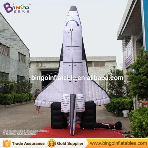 Free Delivery 5 Meters high giant inflatable space shuttle replica advertising type blow up plane model for decoration toys