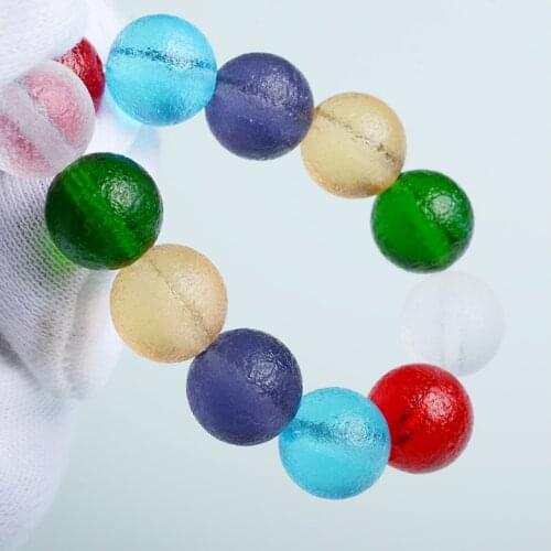 Matte Glass Beads 10mm Crystal Beads For Jewelry Making