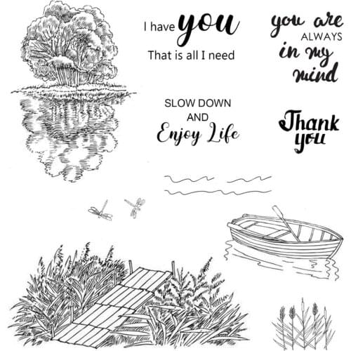 DABOXIBO Shore Clear Stamps Mold For DIY Scrapbooking Cards Making Decorate Crafts 2020 NEW Arrival