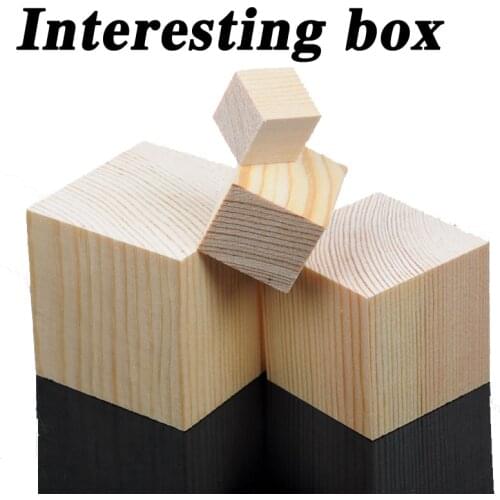 Pine wood logs DIY making model materials Cabin accessories Pine wood Handmade wooden blocks Square wooden blocks