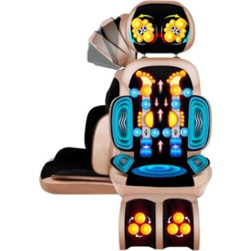 Electric Back Massager Vibration Cervical Massager Multifunctional Neck Cushion Household Whole Body Massage