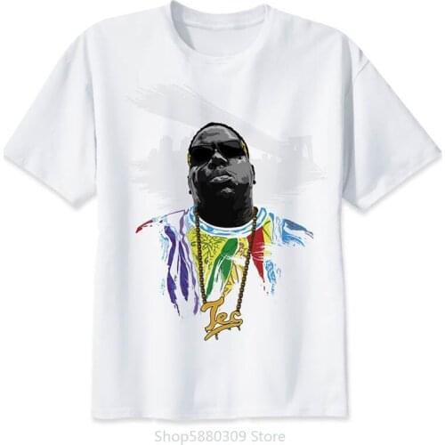 Biggie T Shirt Men Print T-Shirts Fashion Print T-Shirts Male O Neck Tees High Street Vaporwave Fashion Mens Clothes