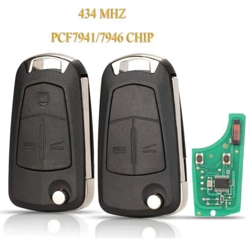 Kutery 5pcs Remote Car Key PCF7941/PCF7946 For Opel/Vauxhall Astra H 2004-2009 Zafira B 2005-2013 PCF7946 For Vectra C 2002-2008