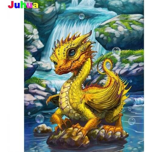 Cartoon Dragon 5D DIY Square/Round Diamond Painting full drill Diamond Embroidery gift mosiac stitch home decor drop shipping