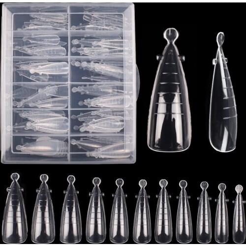 Nail Extension False Nails Long Supplies Artificial Nail Gel Fingernails Tips Design 2021 All For Manicure Kit Mold