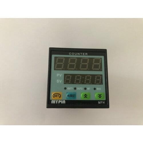 Original Mypin 90-260V AC/DC 4 Preset Digital counter Meter 10KPCS Relay Output FH4-4CRNB 48x48mm