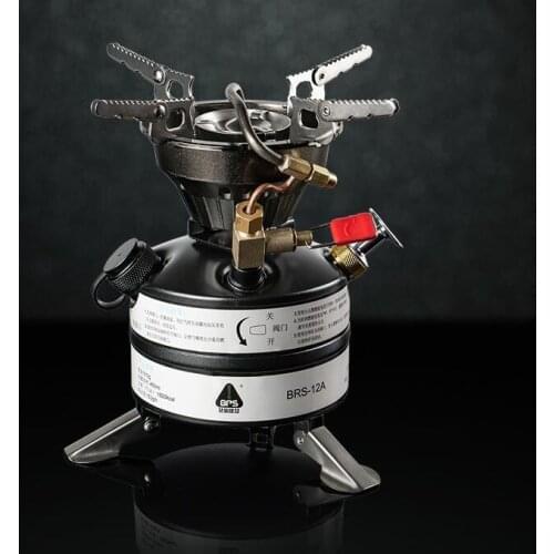 Mini Liquid Fuel Camping Gasoline Stove Outdoor Portable Burners Cooker Gas Stove For Outdoor Sports