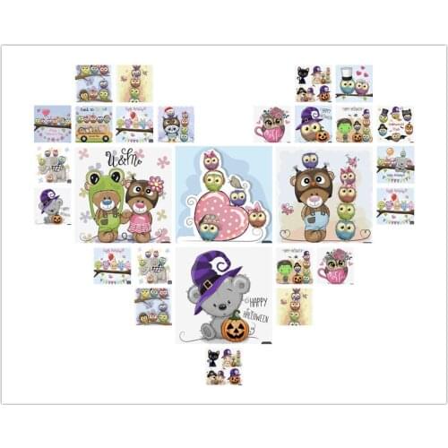 10x8 Colorful birds Transparent Clear Silicone Stamp/Seal for DIY scrapbooking/photo album Decorative card making