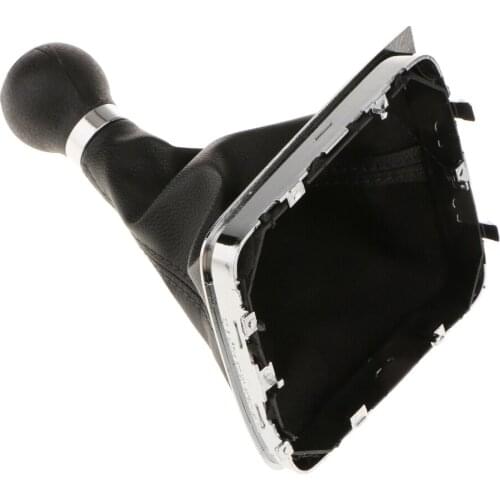 Car Gear Shift Knob Gaitor Boot W/ Dustproof Cover For VW Passat B6 2006-11