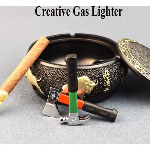 1Pcs Cute Butane Lighter Creative Refillable Gas Lighters Gadgets For Men Mini Funny Flame Torch Lighter Dropship Suppliers