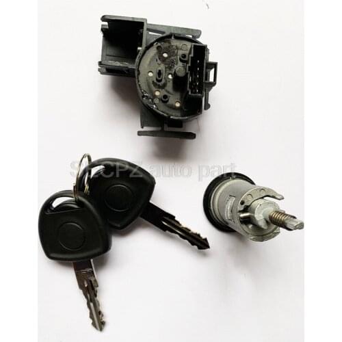 Ignition Starter Switch Barrel With 2 Keys For Vauxhall/Opel Astra Combo Corsa Tigra 0913694 0913652S1 0913652 0914861 9115863