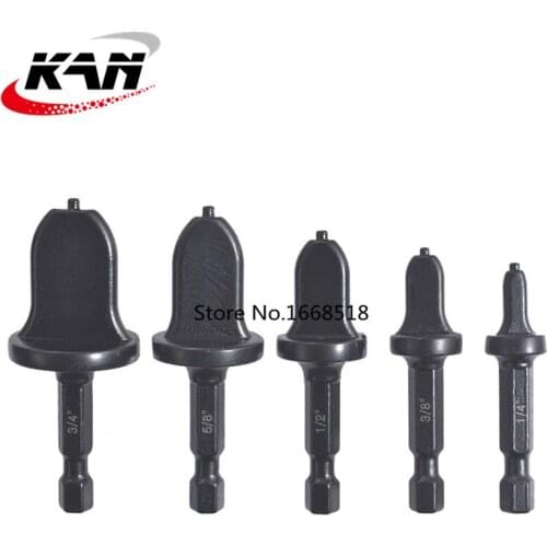 5pcs/lot Air Conditioner Conditioning Tube Expander Swaging Tool Drill Bit Pipe Flaring 1/4” 3/8” 1/2” 5/8” 3/4