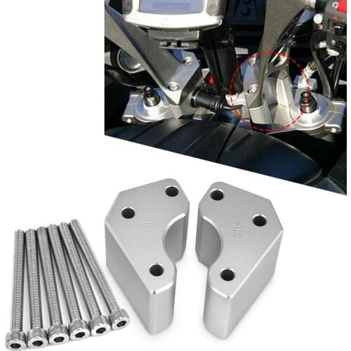 Motorcycle Handlebar Risers Height up Adapters Aluminum Mounts Extension Kit For Kawasaki GTR1400 concours 1400 2008-2019 Parts