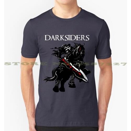 Darksiders War Fashion Vintage Tshirt T Shirts Darksiders War Videogames Apocalypsis Rider Horse Knight Badass