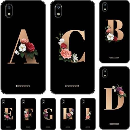 For Wiko Sunny 4 Plus Case For Wiko Sunny4 Cute Lovely Cartoon Pattern Flowers Black Letters Soft Silicone Cover