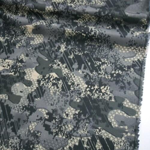 1.5M Width Jungle Anaconda Camouflage Fabric Polyester Cotton Bionic Python Pattern Camo Cloth Medium Thickness for Hunting Suit