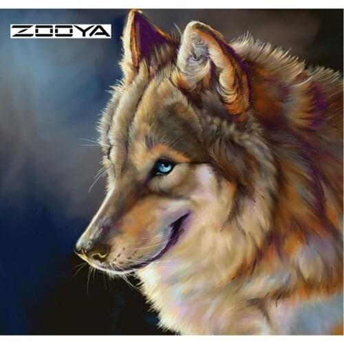 ZOOYA DIY Diamond Painting Animal Kit Picture Of Rhinestone New Needlework Home Decoration Paint Embroidery Full Drill Icon T78