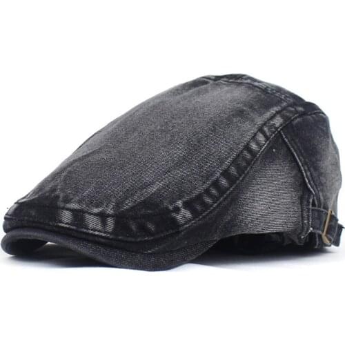 2020 Newsboy Caps Cotton Flat Peaked Cap Men and Women Painter Beret Hats 10