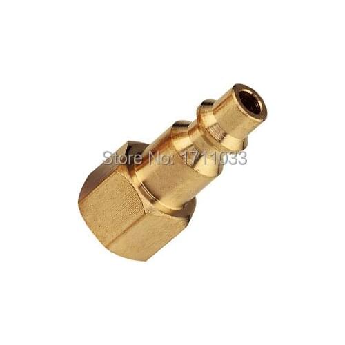 1/4" USA milton type brass male plug coupler air quick coupler quick coupling