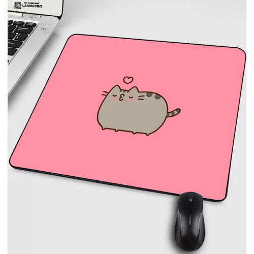 Small Cute Cat Mouse Pad Gaming Accessories PC Laptop Gamer Completo Mousepad Teclado Table Varmilo Keyboard Kawaii Anime Carpet
