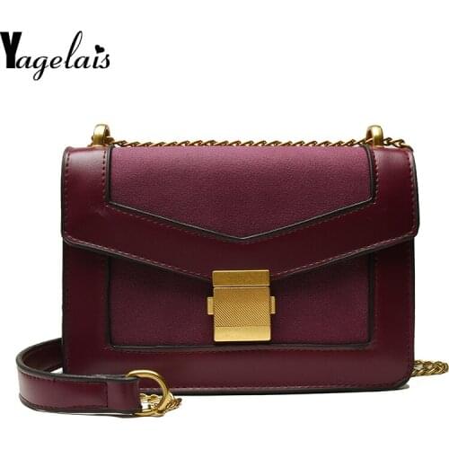 Fashion Small Crossbody Bag Ladies 2019 Mini PU Leather Shoulder Messenger Bag Girl Mobile Phone Wallet
