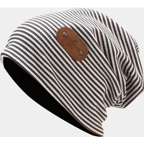 2021 Cotton Autumn and winter Solid color Thicken knitted hat warm hat Skullies cap beanie hat for Men and Women 35