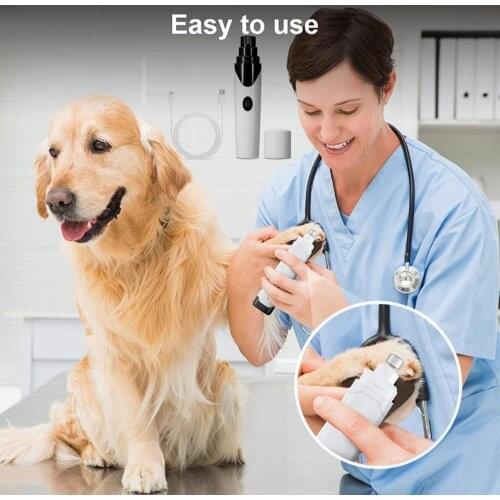 Rechargeable Pet Nails Grinder Dog Cat Care Grooming Trimmer USB Electric Pet Nail Trimmer Tools Clipper Pets Paws Nail Cutter