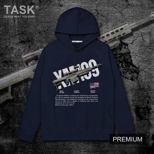USA XM109 Sniper Rifle King of Guns weapon fans jedi game casual long sleeve hoodies men Spring Autumn Sportswear Pullovers male