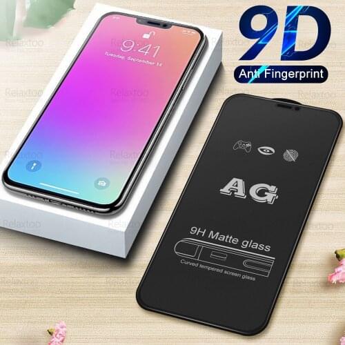 For IPhone 13 Pro Max Glass 9D Full Glue Matte Protective Glas On The For IPhone13 Mini 13Pro Aifon 13Mini 2021 Guard Armor Film