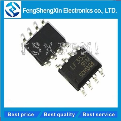100pcs/lot LF353DR LF353 SOP-8 JFET-INPUT DUAL OPERATIONAL AMPLIFIER IC