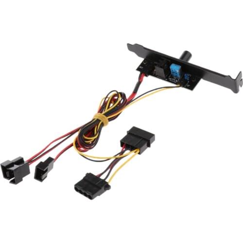 3 Channels PC Cooler Cooling Fan Speed Controller for CPU Case HDD DDR VGA AS L