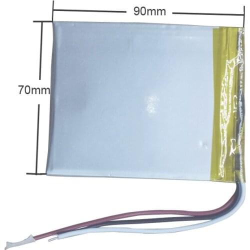 3 Wire 3.7 V 3500 Mah Tablet Gm Lithium Polymer 357090 Li-Ion Battery for MP3 MP4