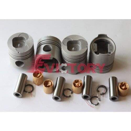 4BD1 4BD1T rebuild overhaul kit piston piston ring gasket for Hiatch excavator