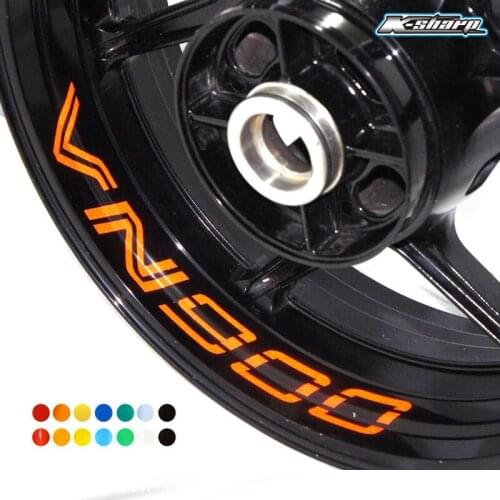 8 X CUSTOM INNER RIM DECALS WHEEL Reflective STICKERS STRIPES FIT SUZUKI VN 900