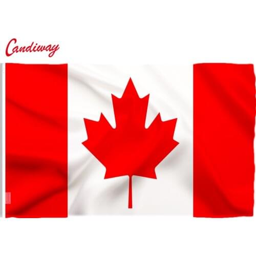 90 x 150cm large flag great Canadian Flag banner hundred percent polyester printed Canada flags NN006