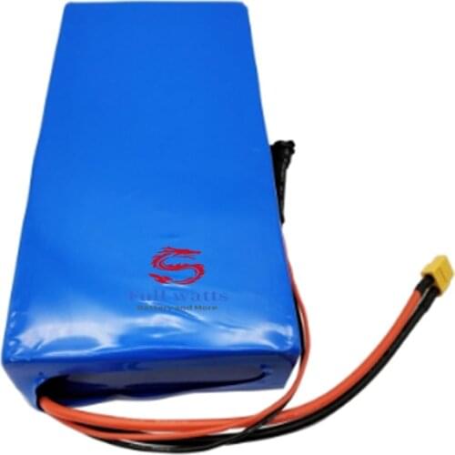 Escooter 12S 18650 44.4Volt electric skateboard 44.4V 10.4Ah 11.6Ah 12Ah 14Ah ebike battery pack with 50.4V 2A charger
