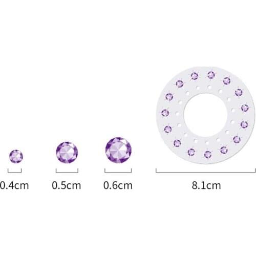 Girls Hair Accessories hairband stickers Baby Princess Christmas Day Gifts Girls Diamond stickers refill toys Hair Styling Tool