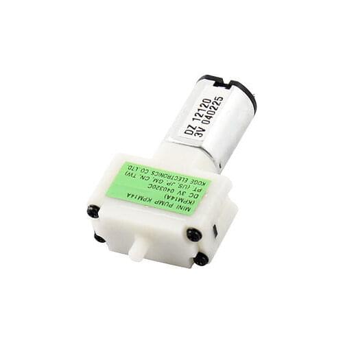 Aquarium Tank Motor White Plastic DC3V Air Micro Mini Pump KPM14A
