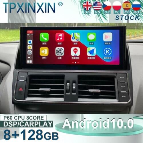 For Toyota Land Cruiser Prado 2010-2017 Android 10 Car Stereo Car Radio with Screen Car GPS Navigation Tape Recorder