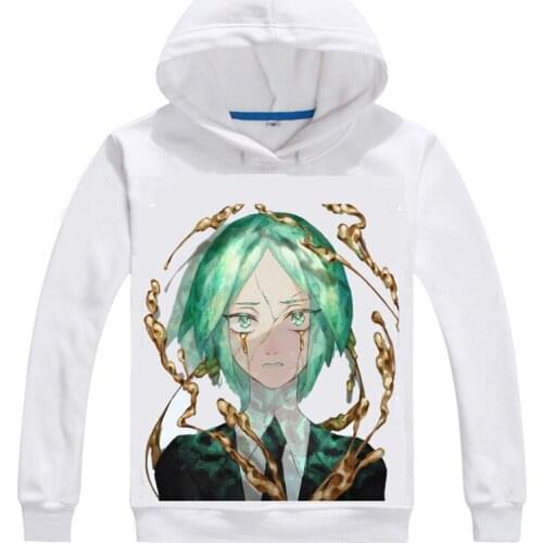Land of the Lustrous Hoodies Multi-style Hooded hoodie Hoseki no Kun Country of Jewels People Cinnabar Cosplay Sweatshirts