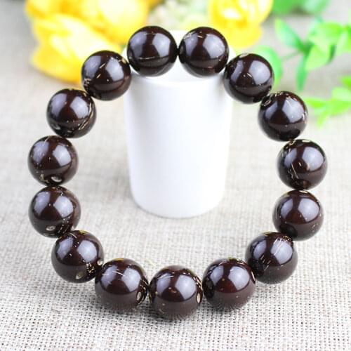 Natural Lucky Rat Bodhi Bracelet Three-Eyed Purple Golden Original Seed Bead For Men and Women