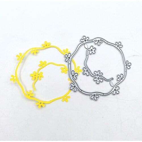 Julyarts Garland Scrapbooking Cutting Dies Molds Craft Dies For DIY Scrapbooking Decorative Embossing Handcraft Die Cutting