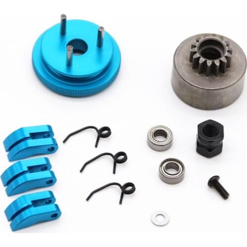 14T RC Clutch Bell for 1/8 RC Model Nitro Car HPI HSP Traxxa Metal Clutch Flywheel Set D10201 RC Car Upgrade Spare