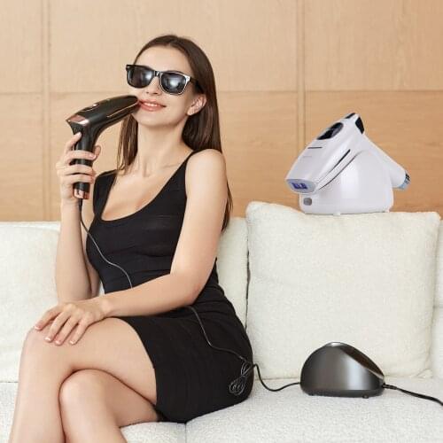 ALUSHEE Permanent Ice Cool Laser Epilator IPL Hair Removal Machine Handset Female Photoepilator Hair Remover For Women