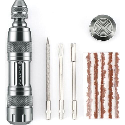 Tubeless Tire Repair Kit outdoor emergency survival Tyre Repair Tool Tyre Puncture Sealant patches bike repair