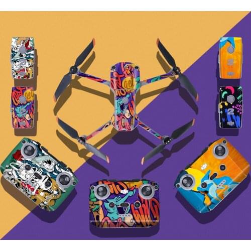 PVC Stickers Protective Film Scratch-proof Remote Control Fuselage Decals Skin For DJI Mavic Air 2S Accessories