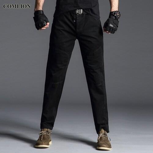Original COMLION Cargo Pants Multi-pocket Military Tactical Pants Mens Pants Casual Cotton Workout Trousers Solid Plus Size F43