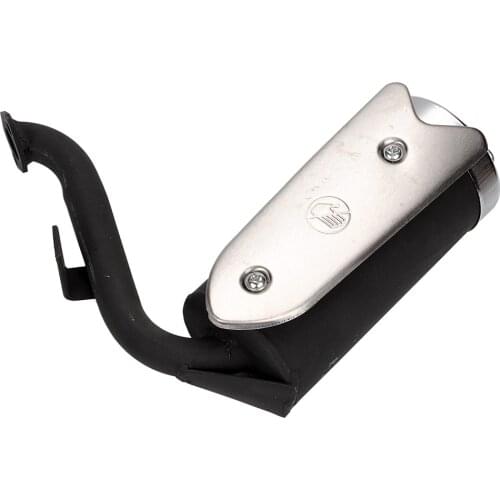 Pneumatic scooter Motorcycles 43cc 49cc Exhaust Pipe for Mini Bike Quad ATV Buggy Petrol Scooter Engine Muffler