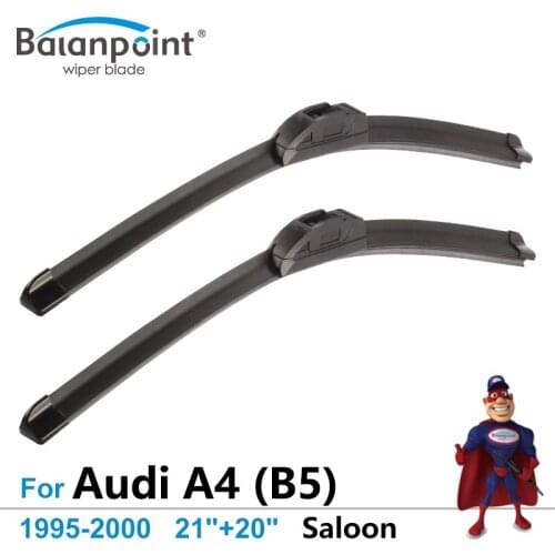 Wiper Blades for Audi A4 (B5) Saloon 1995-2000 21"+20", Set of 2, Good Windshield Wipers